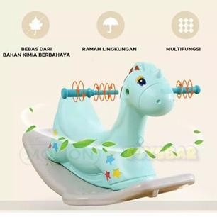 Speeds Ride On 3in1 Mainan Anak Kuda Anak Kuda Kudaan Rocking Horse