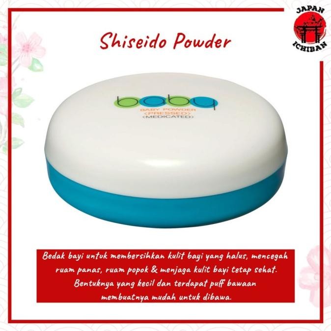

BARU SHISEIDO BABY POWDER (PRESSED) WITH SOFT PUFF 50G ORIGINAL JAPAN