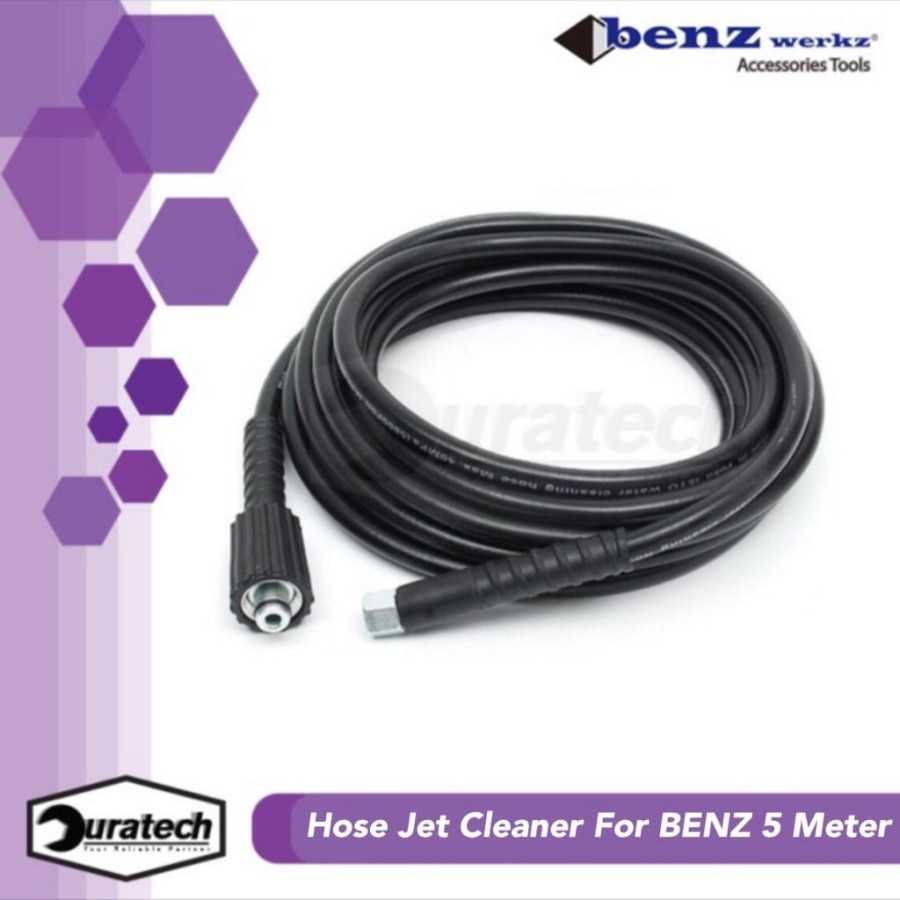 Benz Werkz Hose jet cleaner 5 meter / Selang high pressure jet cleaner for BENZ BZ-8570, BZ-8555,