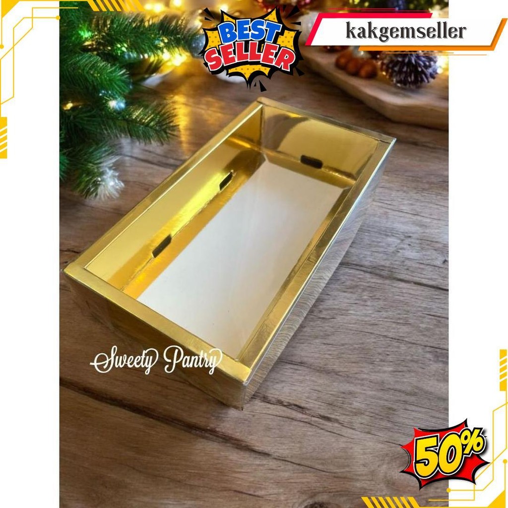 

Goldie - Dus Kue Cake Box Toples Natal Kemasan Kue Christmas Bisa Cod