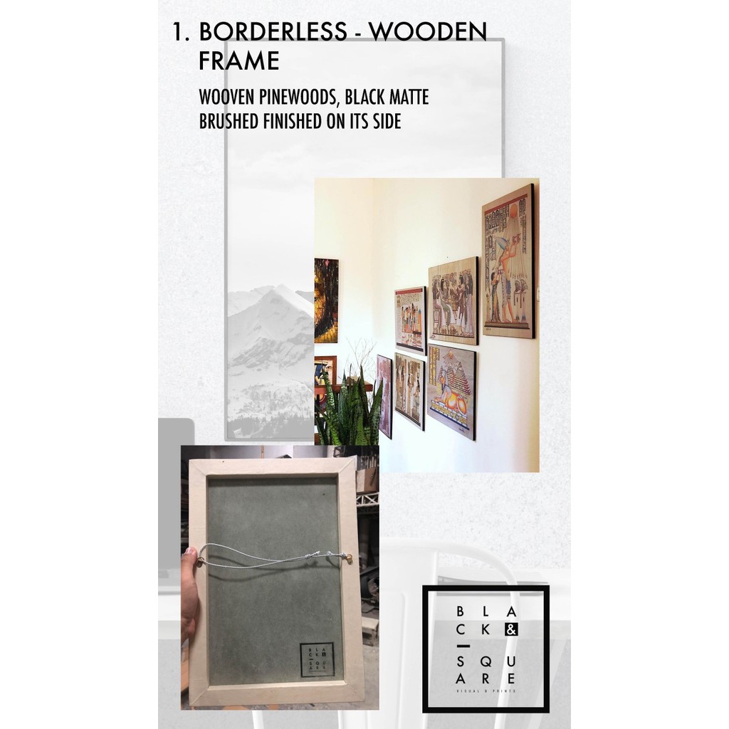 STEVE JOBS QUOTES - PREMIUM POSTER + BORDERLESS FRAME - SIZE 60X40CM