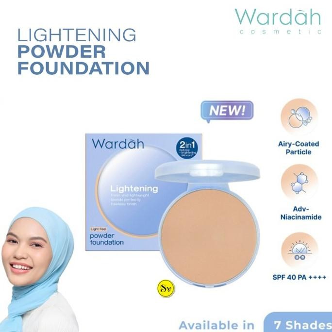 

BARU WARDAH LIGHTENING POWDER FOUNDATION LIGHT FEEL