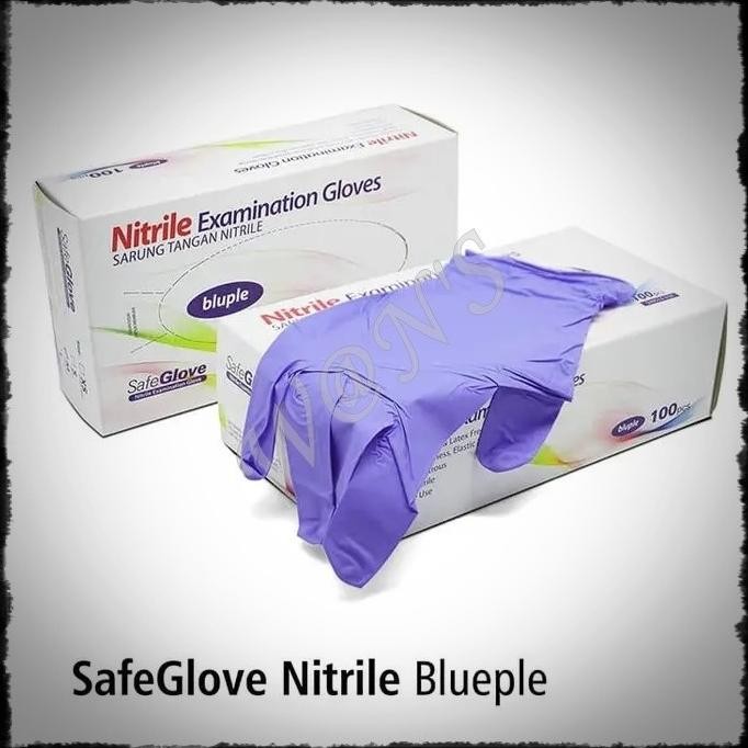 

BARU SARUNG TANGAN NITRIL POWDER FREE ISI 100 PCS UNGU