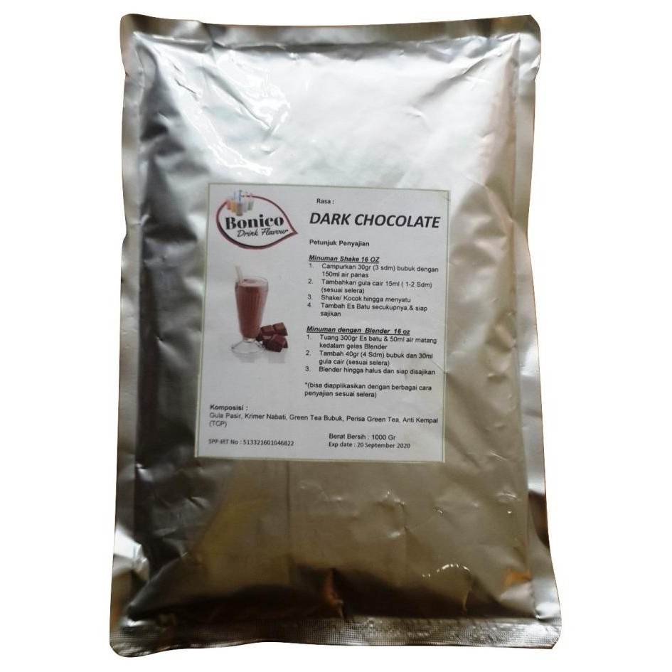 

BARU DARK COKLAT POWDER 1KG CHOCOLATE BUBUK MINUMAN RASA KEKINIAN