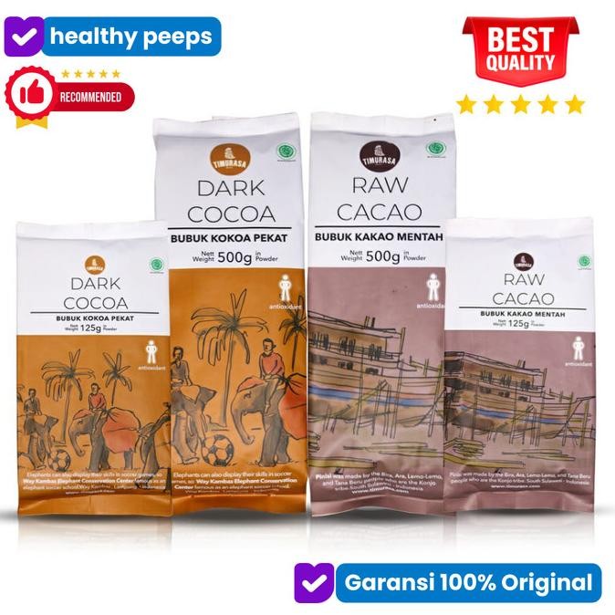 

BARU DARK COCOA & CACAO HOT CHOCOLATE DRINK POWDER - COKLAT BUBUK 100%