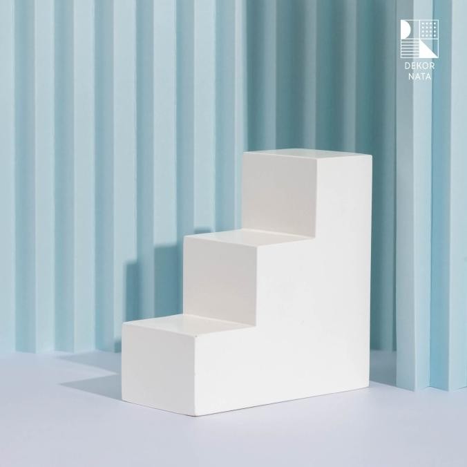 White Stair Props / Properti Foto Makanan / Properti Foto Produk