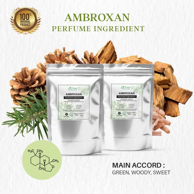 

BARU SICHER NATURAL ISOLATE OIL (PERFUME INGREDIENT / RAW MATERIAL) AMBROXAN POWDER/ BUBUK