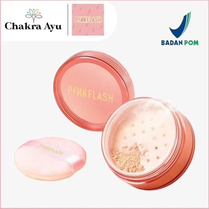 

BARU PINKFLASH PF-F06 LASTING MATTE LOOSE POWDER - PINK FLASH BEDAK TABUR