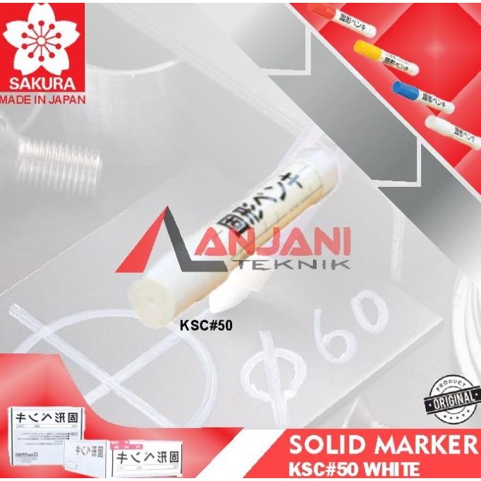 

SAKURA SOLID STEEL MARKER WHITE SPIDOL PERMANEN PENANDA BESI PUTIH Termurah