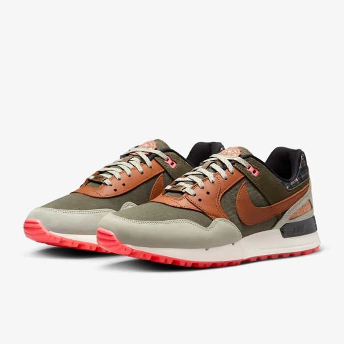 Sepatu golf nike air man Pegasus Khaki golf shoes nike