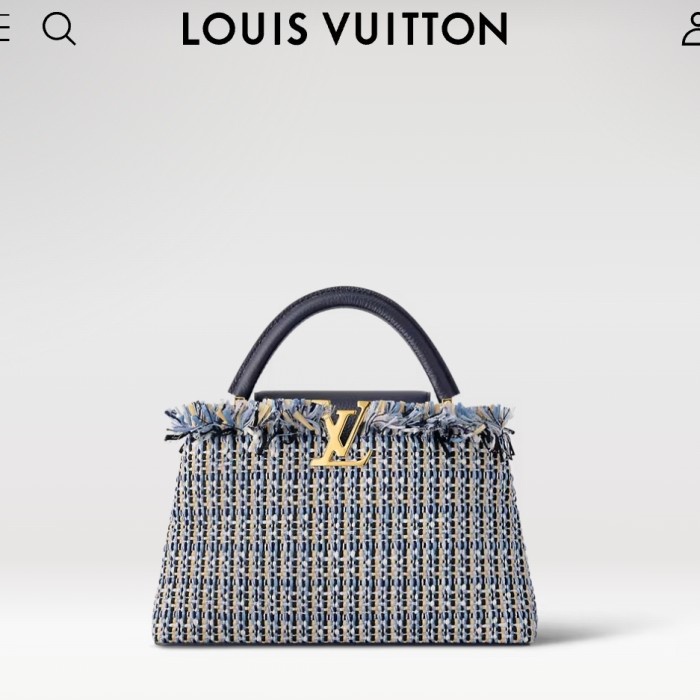 Part 1 : Tas handbag shoulder bag Ladies LV Louis Vuitton Capucines MM M22220