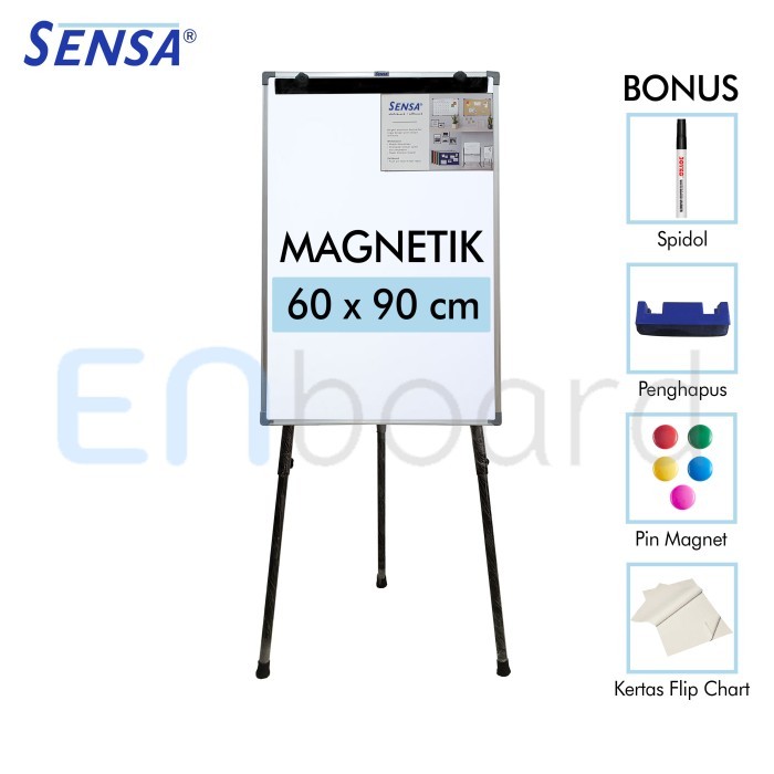 

HOT SALE! Flip Chart / Flipchart / Papan Presentasi Sensa 60 x 90 cm
