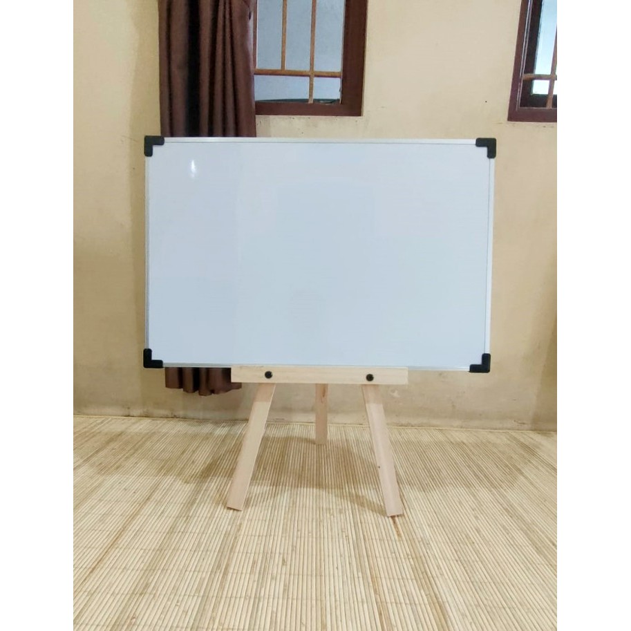 

Whiteboard Standing 60cm,Papan Tulis White Board Anak,Penyangga Polos