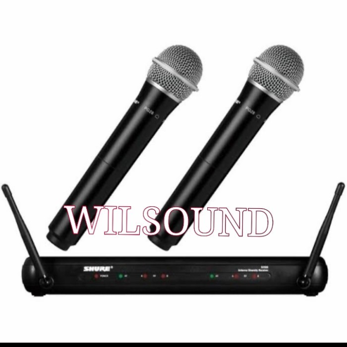 MIC WIRELESS SHURE SVX288PG28 SVX288 PG 28 svx288 pg28 ORIGINAL