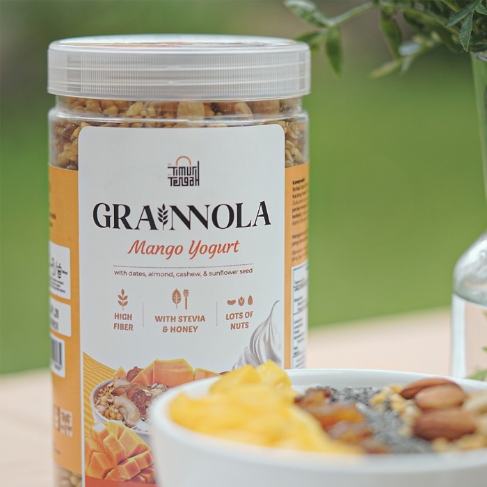 

Grainnola Mango Yogurt 500 gr - Granola Oatmeal Premium TIMUR TENGAH