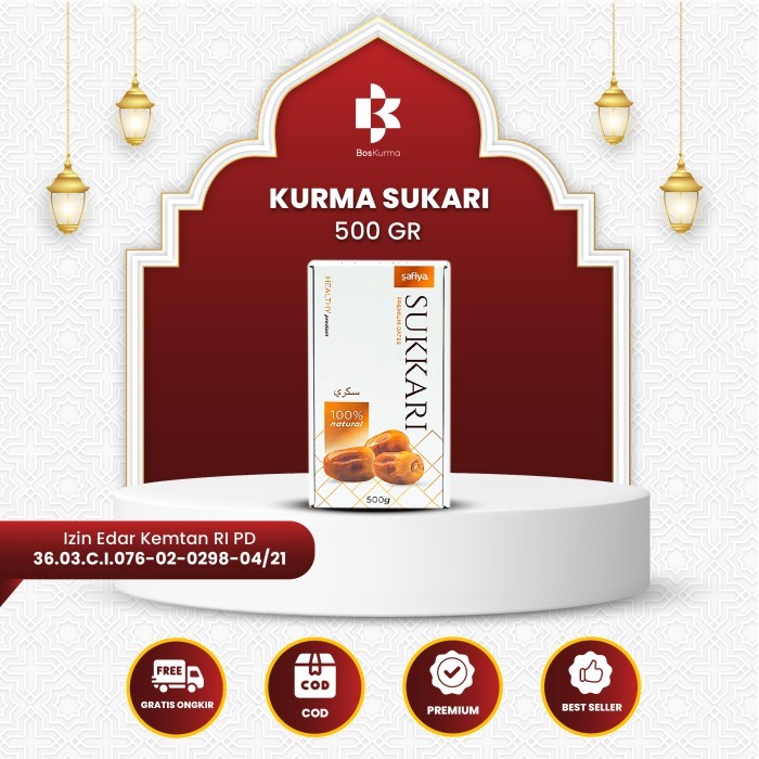 

Kurma Sukari 500 g Gift Haji Umroh Murah