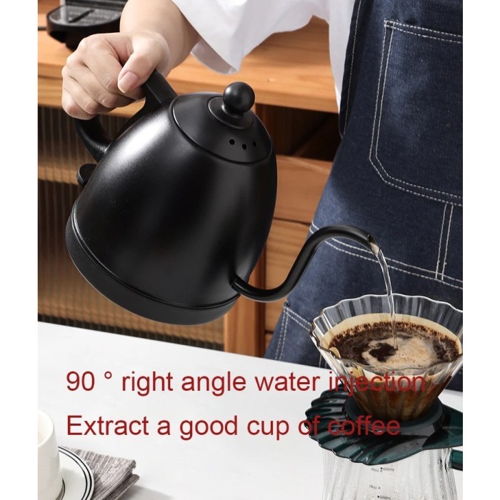 Teko Kopi Listrik Leher Angsa Gooseneck Kettle Electric Stainless 304