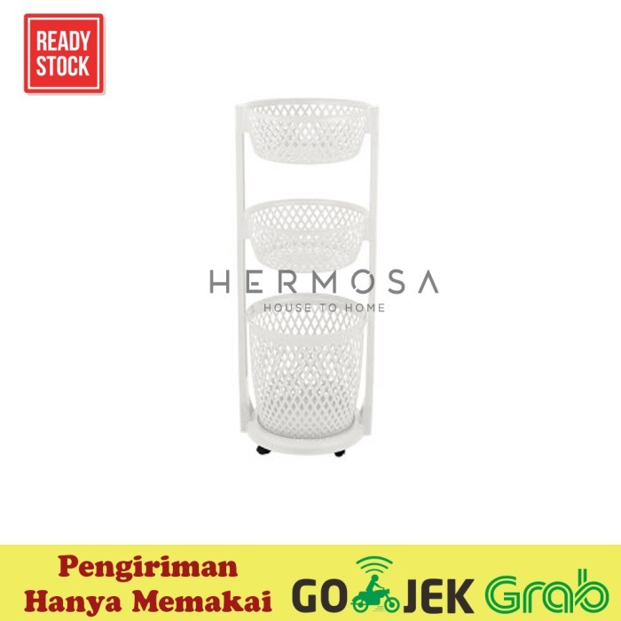 ROVEGA RAK PAKAIAN / BASKET LAUNDRY BAJU SERBAGUNA SUSUN 3 RLB 350