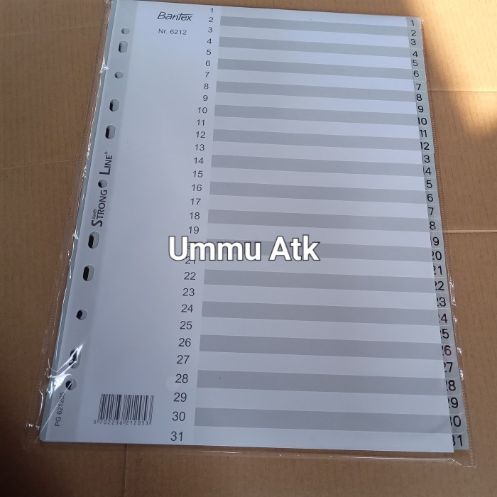 

TERBARU strongline divider bantex size A4 kertas pembatas no ref 6212 BISA GOSEND!