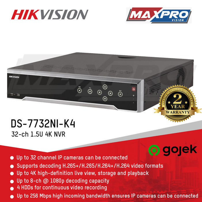 TERBARU DS-7732NI-K4 - HIKVISION NVR 32 CH