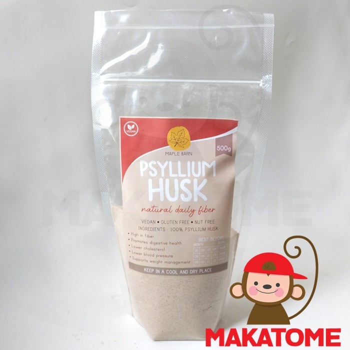 

Psyllium Husk Powder Maple Barn 500gr 500 gr diet serat alami fibre