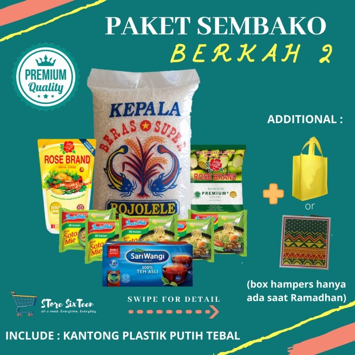 

terbaru NEW Readyy PAKET SEMBAKO MURAH / PAKET RAMADHAN 80