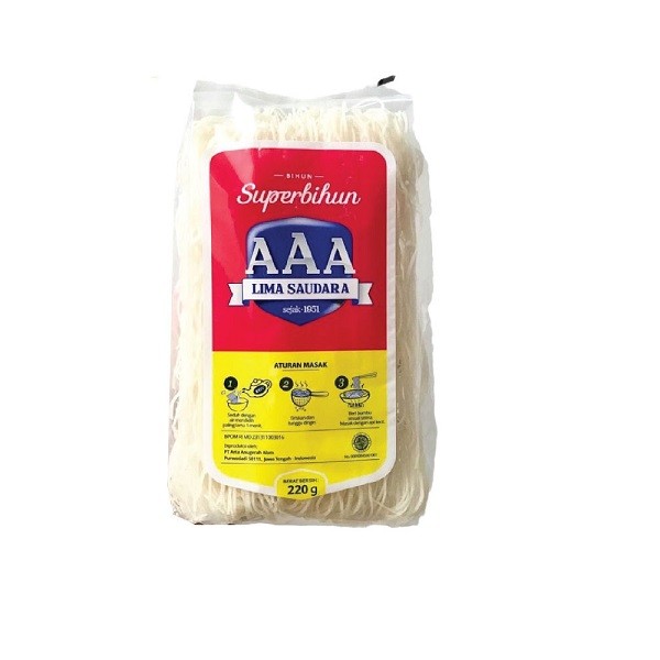 

AAA BIHUN KECIL 220 GR