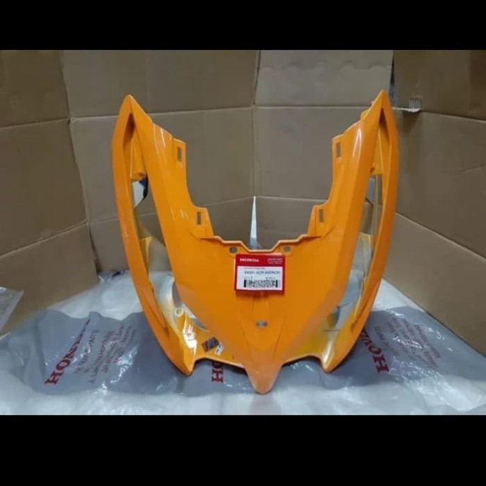 Tameng Panel Depan Vario 125 Warna Orange Orisinil Hgp 64301Kzr600Nor Barang Langka