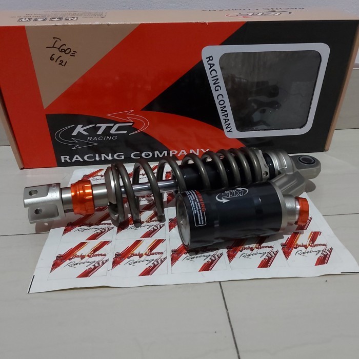 Sokbreker Shockbreacker Tabung Ktc Racing 300 Mm Mio Grey Karbu Fino Barang Langka
