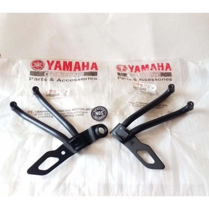 Bracket Dudukan Footstep Belakang Set Hitam Yamaha R15 R 15 V2 Ori Ygp Barang Langka