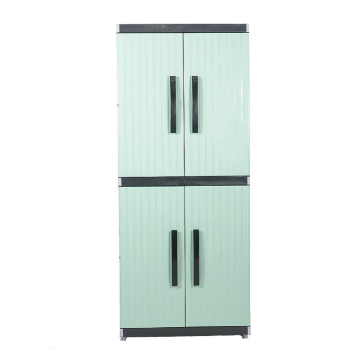 Miami Orlando Premium Lemari Plastik 2 Pintu Jumbo Full Rak