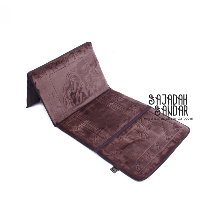 Sajadah Sandar Asyraf Brown - Coklat