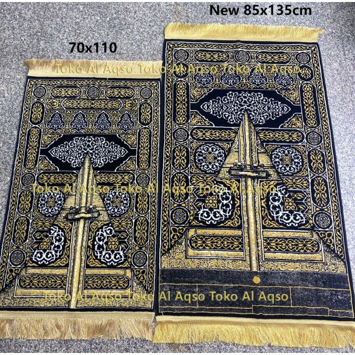 Sajadah Bab Al Kabah/Sajadah Kiswa Ka'Bah/Sajadah Kiswah Ori