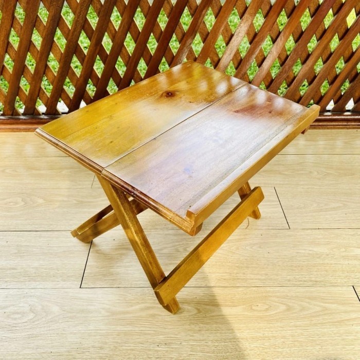 Meja Lipat Kayu Miring Meja Ngaji Rehal Al Qur'An