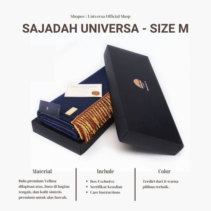 Sajadah Anak Universa (M) - Sajadah Polos Premium Sajadah Busa Empuk Alas Kulit Anti Slip