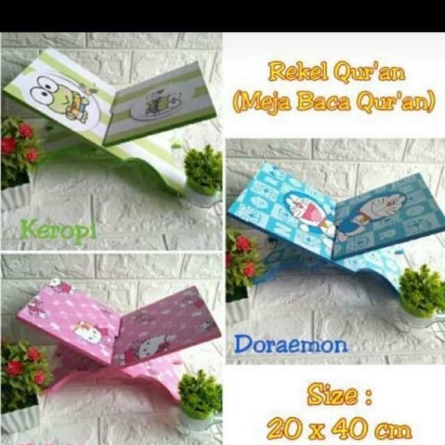 Rom07020 - Rekal Rekar Rehal Al Quran Karakter Anak Dudukan Meja Baca