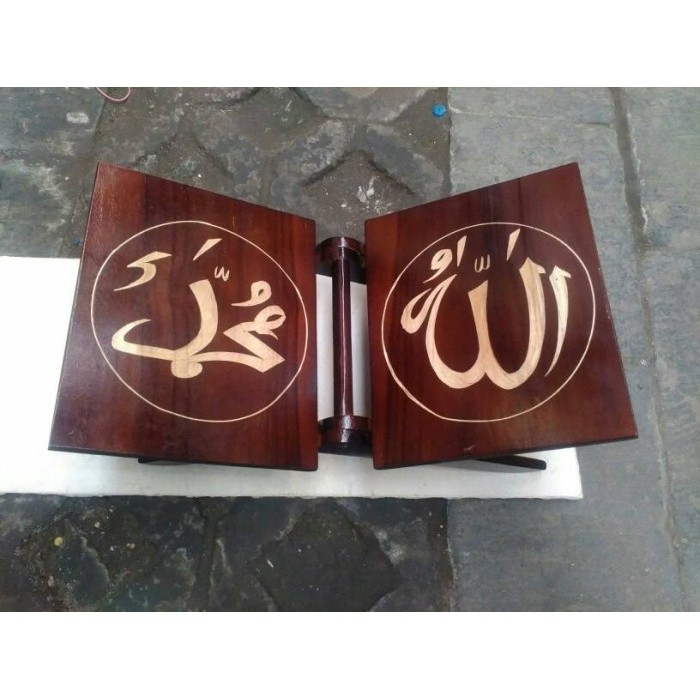 Termurah Rekal/ Tempat Dan Meja Baca Alquran Kayu Jati Harga Murah
