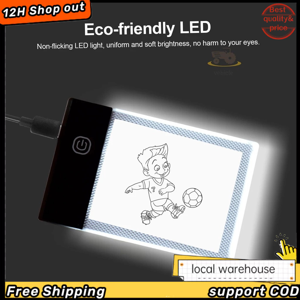 [obral besar]Kit Buku Flip dengan Bantalan Lampu Kotak Lampu LED Tablet 300 Lembar Kertas Gambar Fli