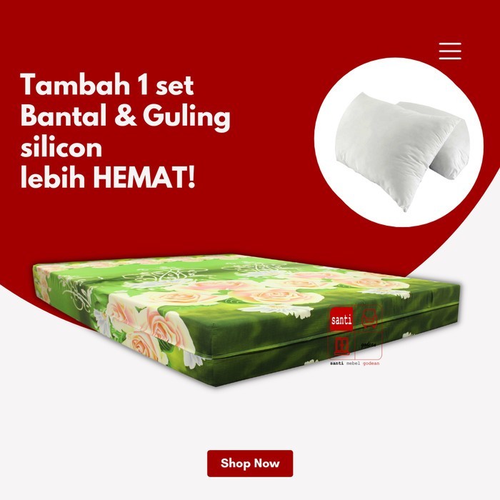 Kasur Busa Inoac Ukuran Single Tebal 20 Cm Garansi 5Th