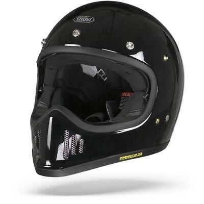 SHOEI EX-ZERO BLACK GLOSSY FULL FACE SHOEI HELM CAKIL ORI SNI