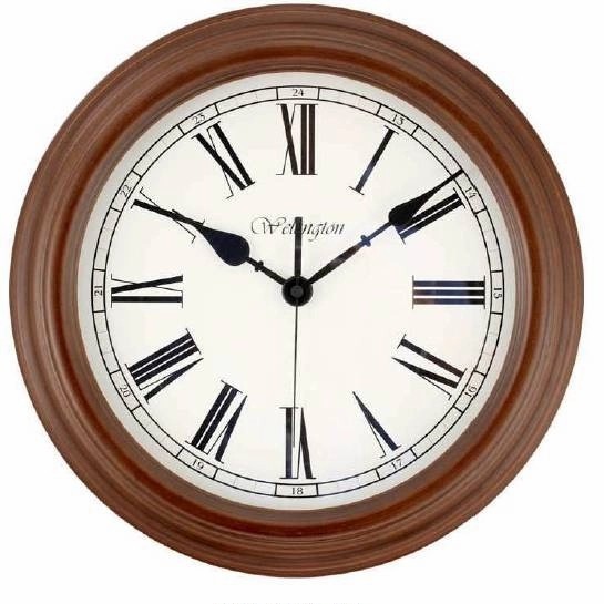 Jam Dinding Kayu Wellington Seiko 601340 Original Mesin Seiko Sweep