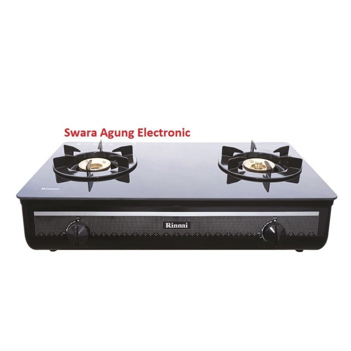 Kompor Gas Kaca 2 Tungku Rinnai Type: 712Ga (Khusus Daerah Medan)