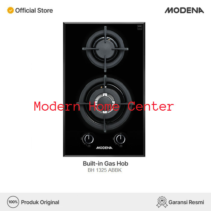 Modena Kompor Tanam Gas 2 Tungku Crista Bh 1325 (30 Cm)