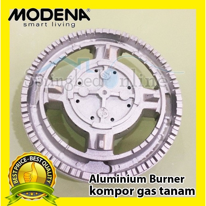 Aluminium Burner Sparepart Aksesoris Kompor Gas Tanam Modena