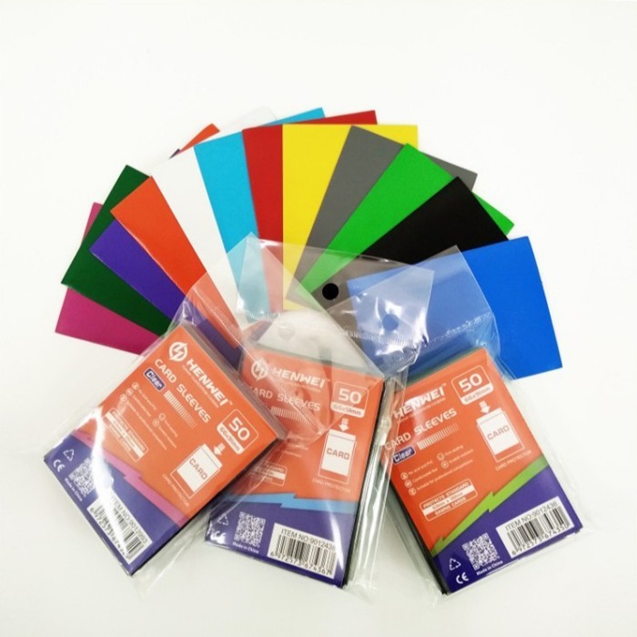 

Sale Henwei Plastik Pelindung Kartu Card Slevees Transparan Bening Warna