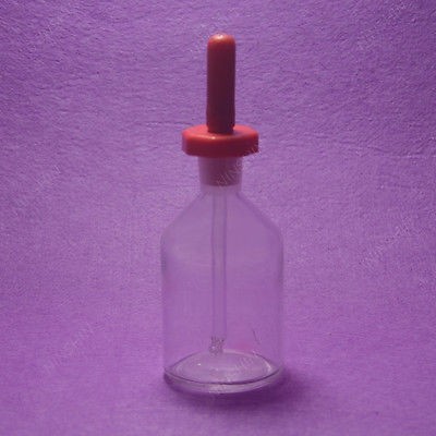 LAB GLASS DROPPER BOTTLE 125ML CLEAR GLASS DROPPER BOTTLE REAGENT BOTTLE BRITISH DROPPER BOTTLE BRAN