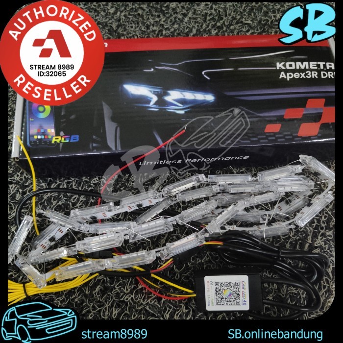 Autovision Drl Kometa Led Crystal Rgb Bluetooth Day Light Running