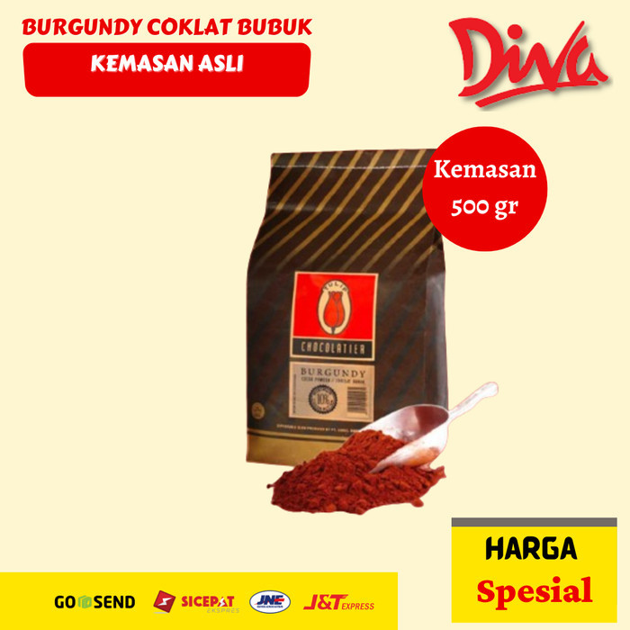 

tulip burgundy bubuk cokelat 500 gr kemasan asli