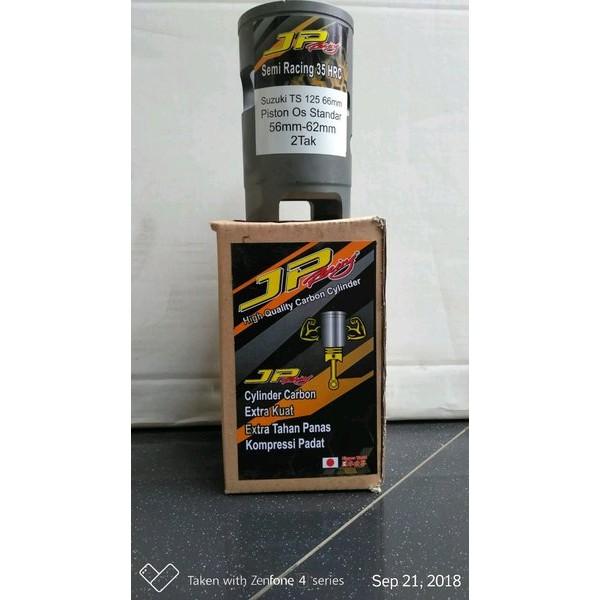 Liner Jp Racing Ts125 Ts-125 Standard 62Mm Boring Sleeve Furing Vuring Block Blok Silinder Bore Up O
