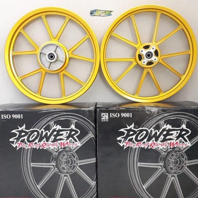 Velg Racing Set Gp Wheel Power Gp Drag-1 Yamaha Rx King Rxk Rxz Rxs Barang Langka